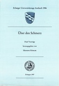 Cover: &Uuml;ber den Schmerz - Universit&auml;t Erlangen-N&uuml;rnberg Universit&auml;tsbibliothek
