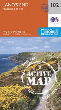 Abbildung von: Land's End, Penzance and St Ives - Ordnance Survey