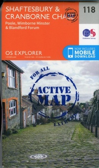 Abbildung von: Shaftesbury, Cranbourne Chase, Poole, Wimbourne Minster and Blandford - Ordnance Survey