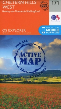 Abbildung von: Chiltern Hills West, Henley-on-Thames and Wallingford - Ordnance Survey