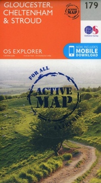 Abbildung von: Gloucester, Cheltenham and Stroud - Ordnance Survey