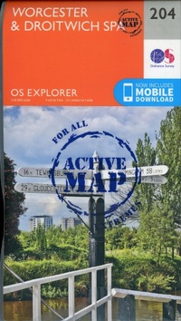 Abbildung von: Worcester and Droitwich Spa - Ordnance Survey