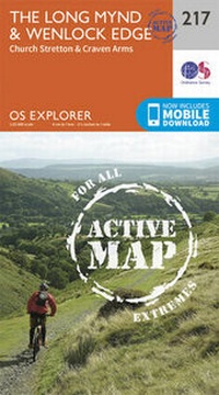 Abbildung von: Long Mynd and Wenlock Edge - Ordnance Survey