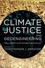 Cover: Climate Justice and Geoengineering - Rowman & Littlefield International