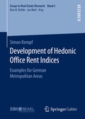 Cover: Development of Hedonic Of?ce Rent Indices - Springer Gabler