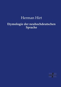 Abbildung von: Etymologie der neuhochdeutschen Sprache - Vero Verlag