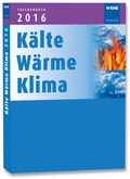 Cover: Taschenbuch K&auml;lte W&auml;rme Klima 2016 - VDE VERLAG