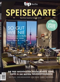 Abbildung von: tip, Berlins Gastro Guide - Speisekarte 2016 - DuMont Buchverlag