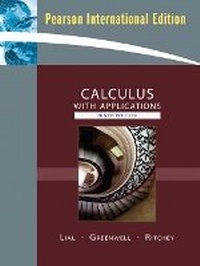 Enlarge image Cover: Calculus with Applications - Pearson