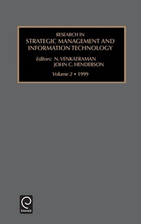 Enlarge image Cover: Research in Strategic Management and Information Technology - JAI Press Inc.