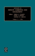Cover: Advances in Services Marketing and Management - JAI Press Inc.