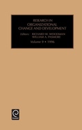 Cover: Research in Organizational Change and Development - JAI Press Inc.