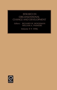 Enlarge image Cover: Research in Organizational Change and Development - JAI Press Inc.