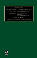 Cover: Cross-cultural Analysis of Organizations - JAI Press Inc.