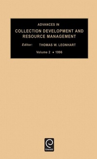 Enlarge image Cover: Advances in Collection development and resource management - JAI Press Inc.