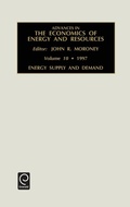 Cover: Energy Supply and Demand - JAI Press Inc.