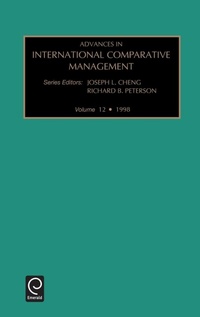 Enlarge image Cover: Advances in International Comparative Management - JAI Press Inc.