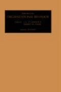 Cover: Research in Organizational Behavior: Volume 19 - JAI Press Inc.