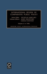 Enlarge image Cover: Monetary Policy - JAI Press Inc.