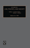 Cover: Studies in Law, Politics and Society - JAI Press Inc.