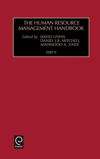 Enlarge image Cover: Human Resource Management Handbook - Vol.2 - JAI Press Inc.