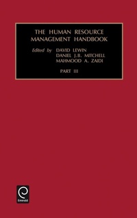 Enlarge image Cover: Human Resource Management Handbook - Vol.3 - JAI Press Inc.