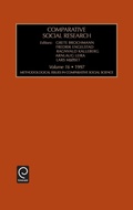 Cover: Methodological Issues in Comparative Social Science - JAI Press Inc.