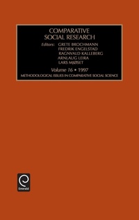 Enlarge image Cover: Methodological Issues in Comparative Social Science - JAI Press Inc.