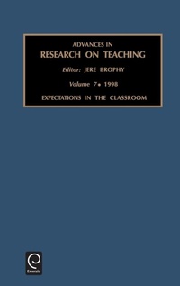 Enlarge image Cover: Expectations in the Classroom - JAI Press Inc.