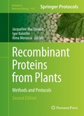 Cover: Recombinant Proteins from Plants - Humana Press Inc.
