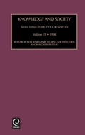 Cover: Research in Science and Technology Studies - JAI Press Inc.