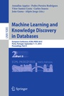 Cover: Machine Learning and Knowledge Discovery in Databases - Springer