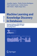 Cover: Machine Learning and Knowledge Discovery in Databases - Springer