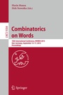 Cover: Combinatorics on Words - Springer