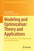 Cover: Modeling and Optimization: Theory and Applications - Springer