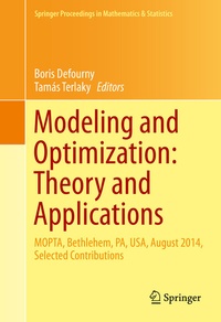 Abbildung von: Modeling and Optimization: Theory and Applications - Springer