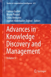Enlarge image Cover: Advances in Knowledge Discovery and Management - Springer