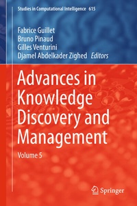 Enlarge image Cover: Advances in Knowledge Discovery and Management - Springer