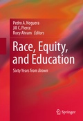 Cover: Race, Equity, and Education - Springer
