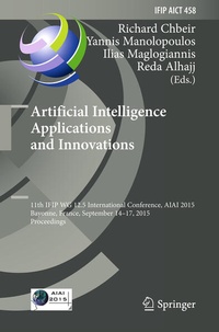 Enlarge image Cover: Artificial Intelligence Applications and Innovations - Springer