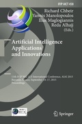 Cover: Artificial Intelligence Applications and Innovations - Springer