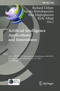 Enlarge image Cover: Artificial Intelligence Applications and Innovations - Springer
