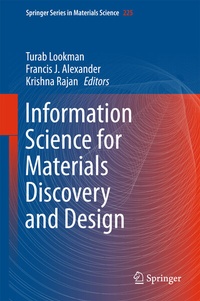 Enlarge image Cover: Information Science for Materials Discovery and Design - Springer