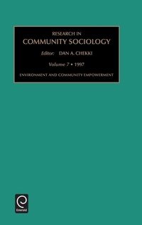 Enlarge image Cover: Environment and Community Empowerment - JAI Press Inc.