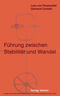 Abbildung von: Führung zwischen Stabilität und Wandel - Vahlen