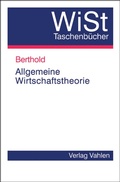 Cover: Allgemeine Wirtschaftstheorie - Vahlen