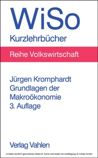 Abbildung von: Grundlagen der Makroökonomie - Vahlen