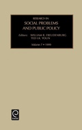 Cover: Research in Social Problems and Public Policy - JAI Press Inc.
