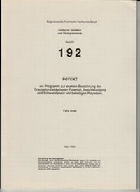 Enlarge image Cover: POTENZ - ETH Zürich Inst. f. Geodäsie u. Photogrammetrie