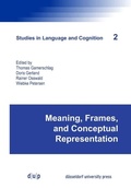 Cover: Meaning, Frames, and Conceptual Representation - d&uuml;sseldorf university press